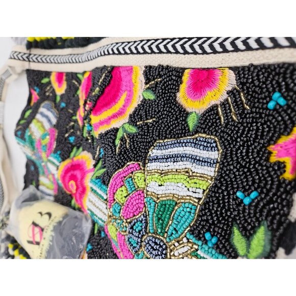 America & Beyond | Bags | America Beyond Midnight  New America & Beyond Midnight Butterflies Tote Bag Purse Cosmetic Pouch